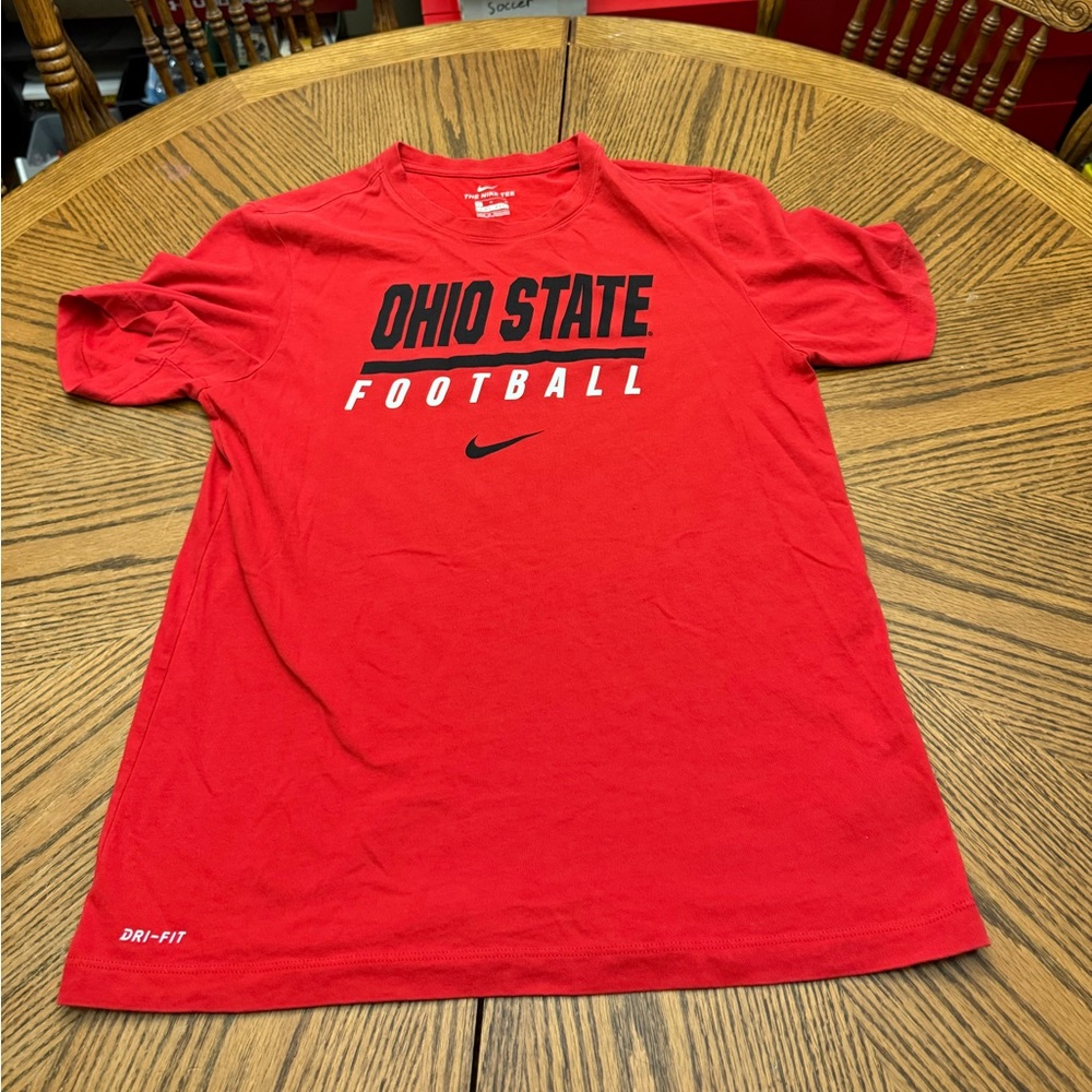 Nike Red Ohio State Football Tee